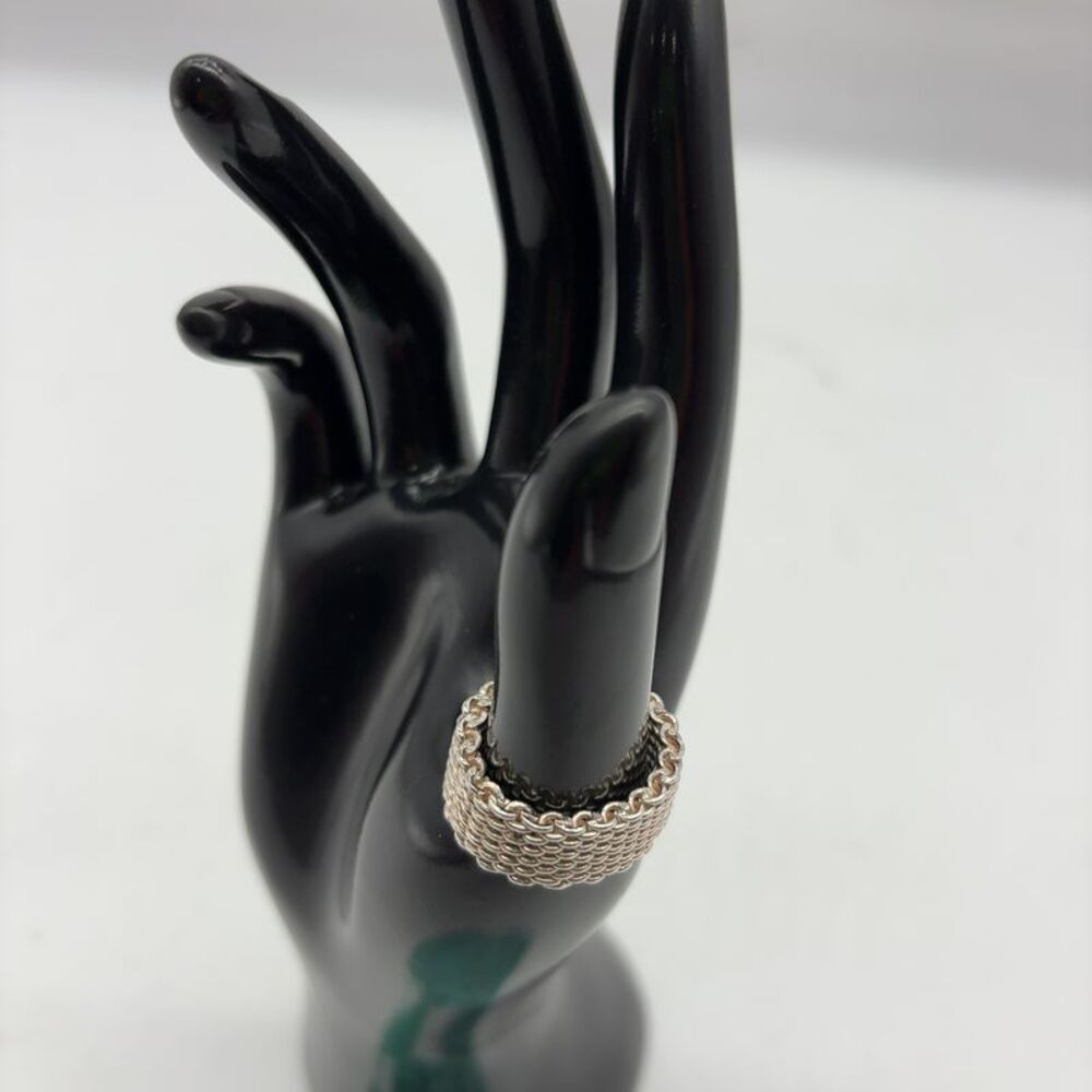 Tiffany & Co. Silver Mesh Ring
